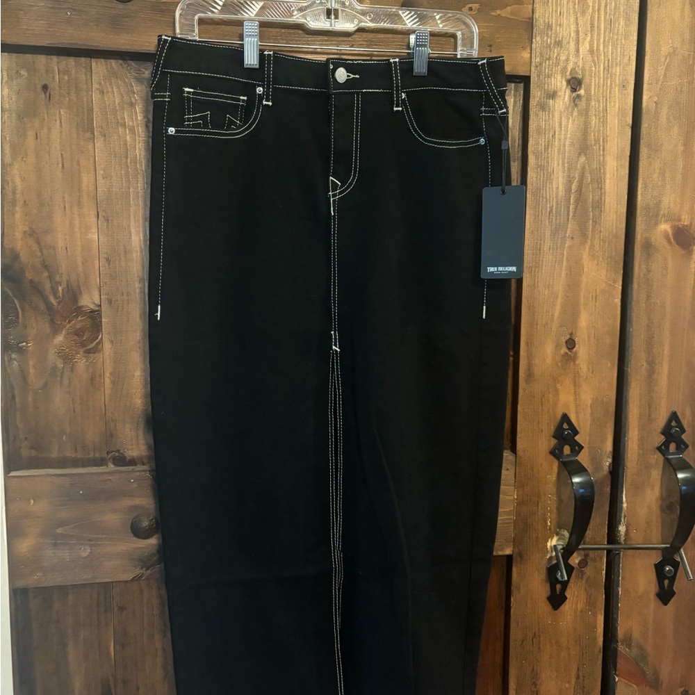 True Religion Black Maxi Skirt